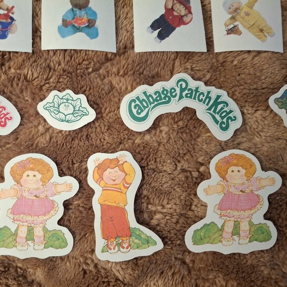 Huge Lot Vintage 80's Stickers Cabbage Patch - 31 Stickers - Picture 8 of 8